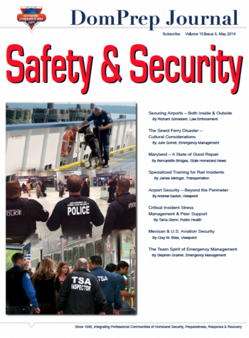 May 2014 journal cover Safety and Security